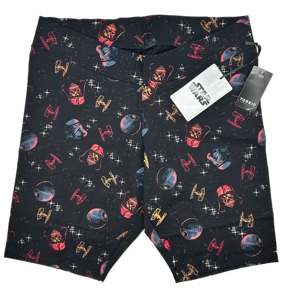 Torrid Women’s Plus Size Disney Lucas Star Wars Signature Premium Bike Short - Picture 6 of 12